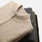 Men's Merino Wool Zip Sweater