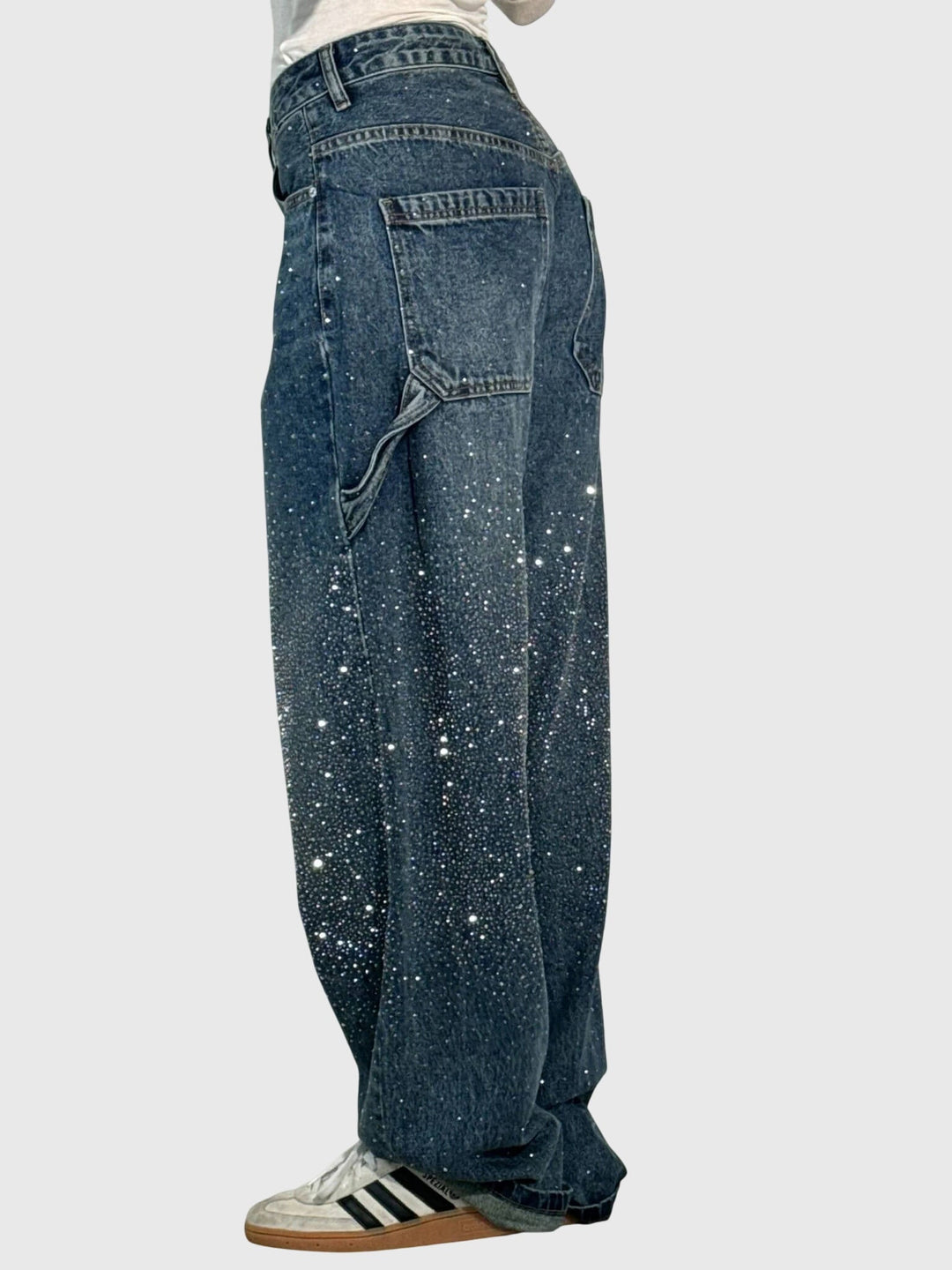 Pantalones con patrón de diamantes