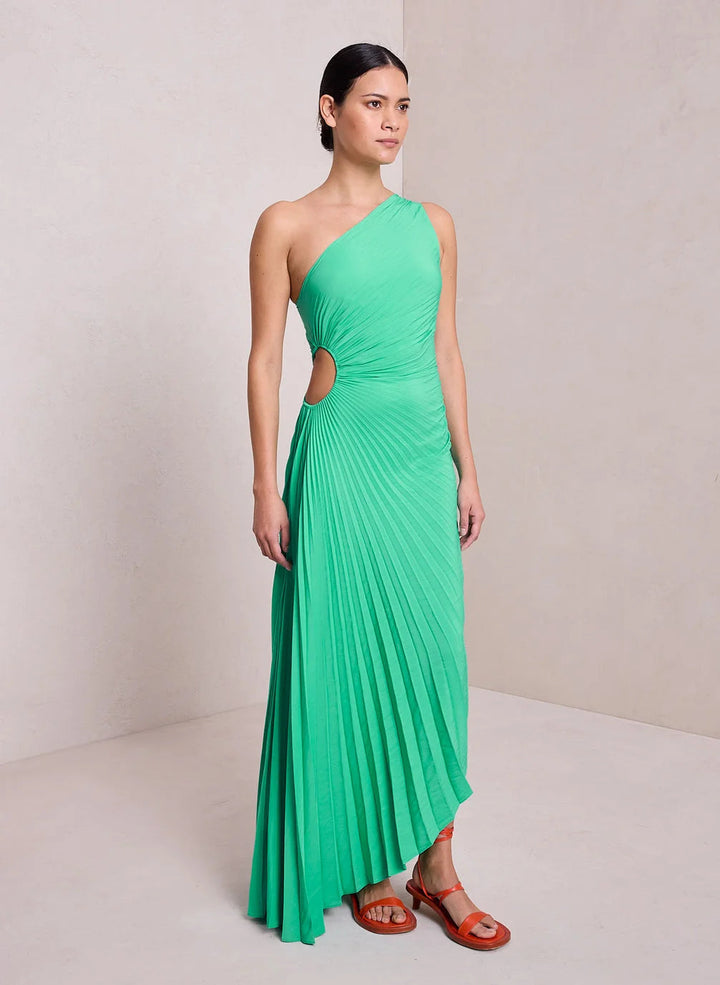 Luxurious Evening Party Asymmetric Maxi Dress for Women