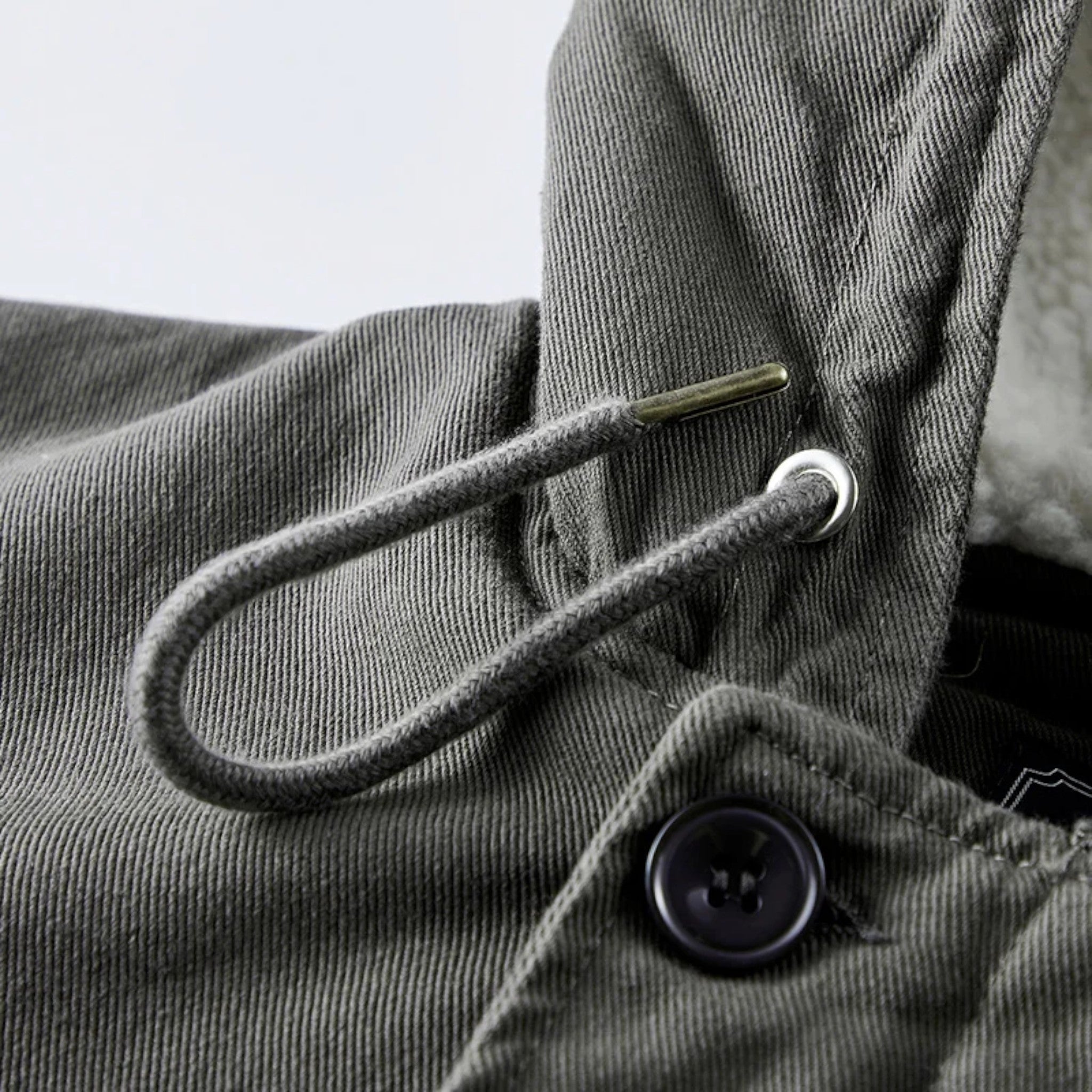Men's Lamb Fleece Hooded Winter Coat