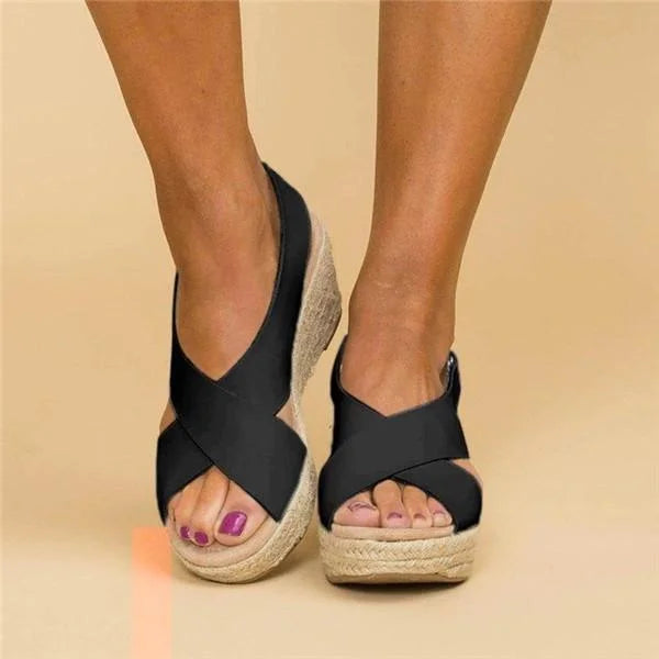 Sandalias ortopédicas acolchonadas de confort para mujer