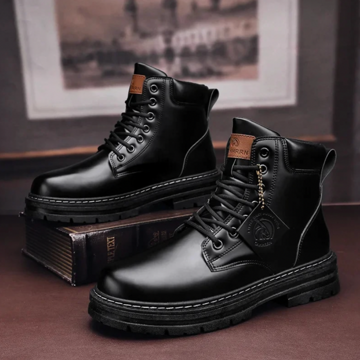 Rugged Outdoor Stable Hiking Support Men's Boots with Laces