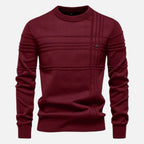 Men's Slim Fit Structured Knit Sweater