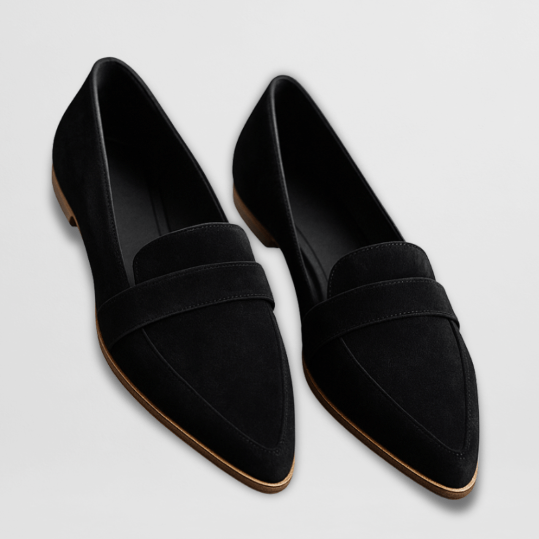 Mocasines ortopédicos de gamuza suave