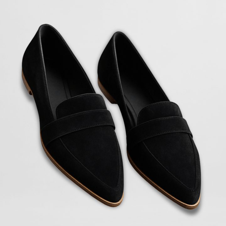 Mocasines ortopédicos de gamuza suave