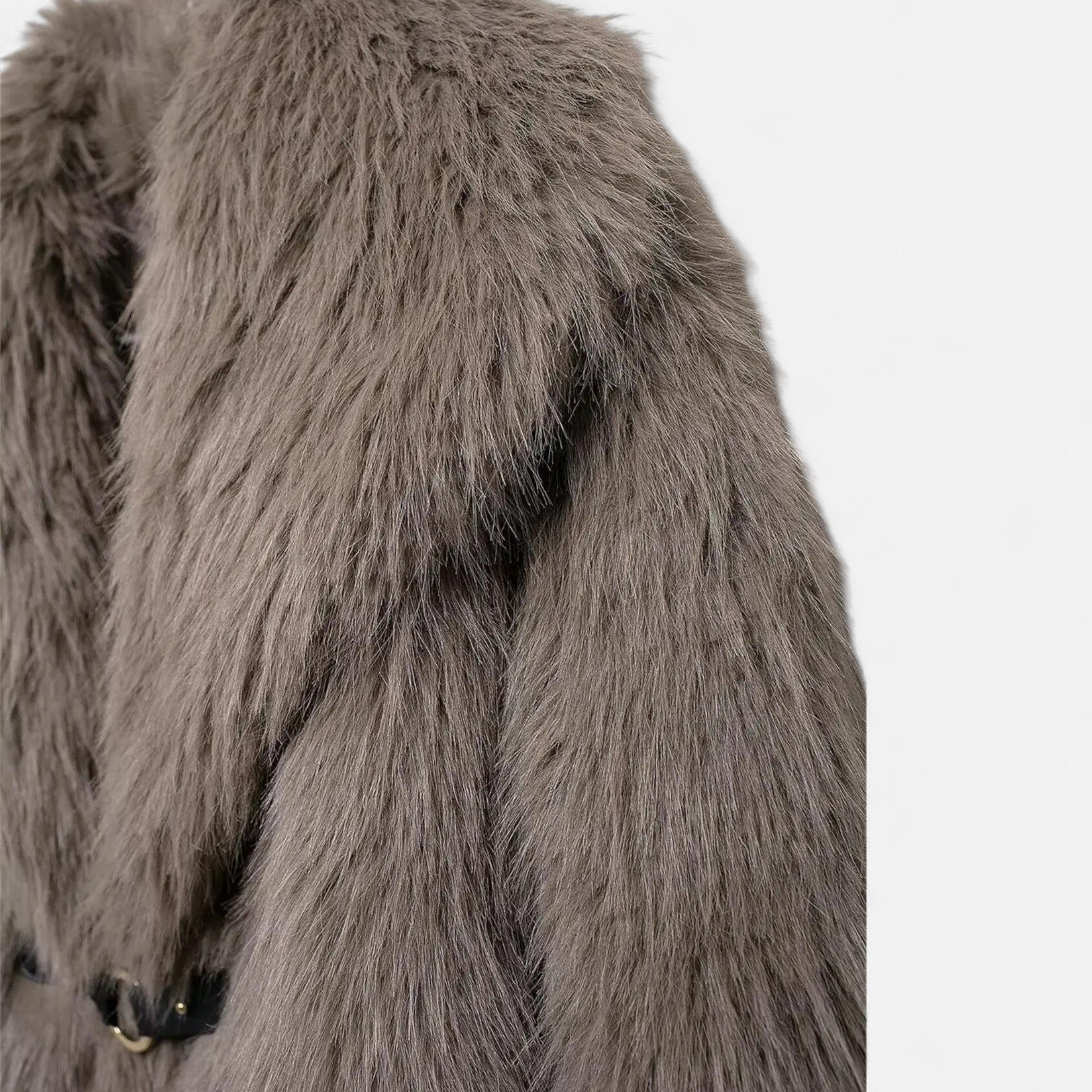 Women's Faux Fur Coat Winter Street Elegance