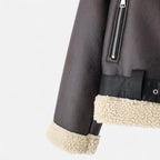 Women'S Autumn Belted Suede Jacket