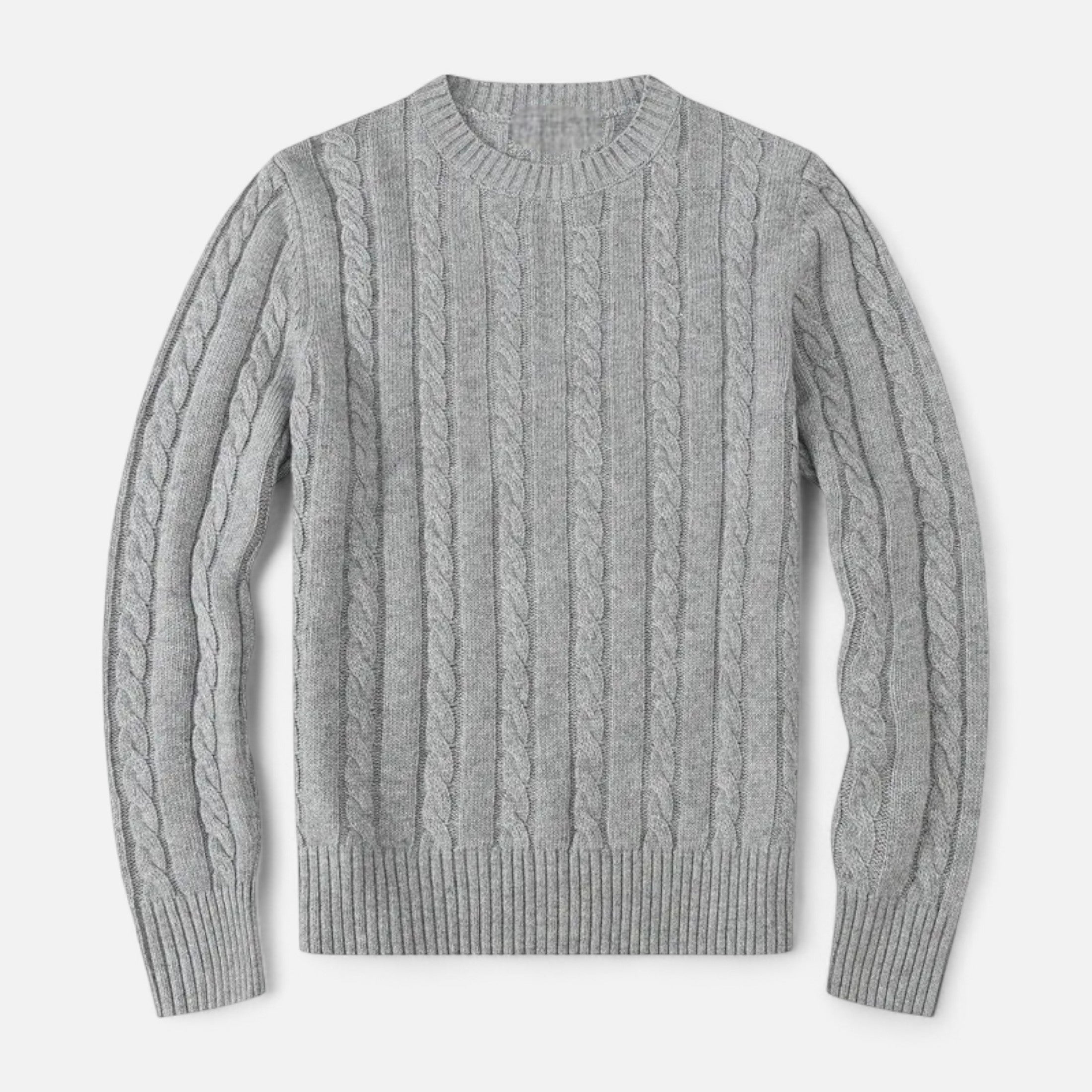 Men's Cotton Blend Round Neck Sweater