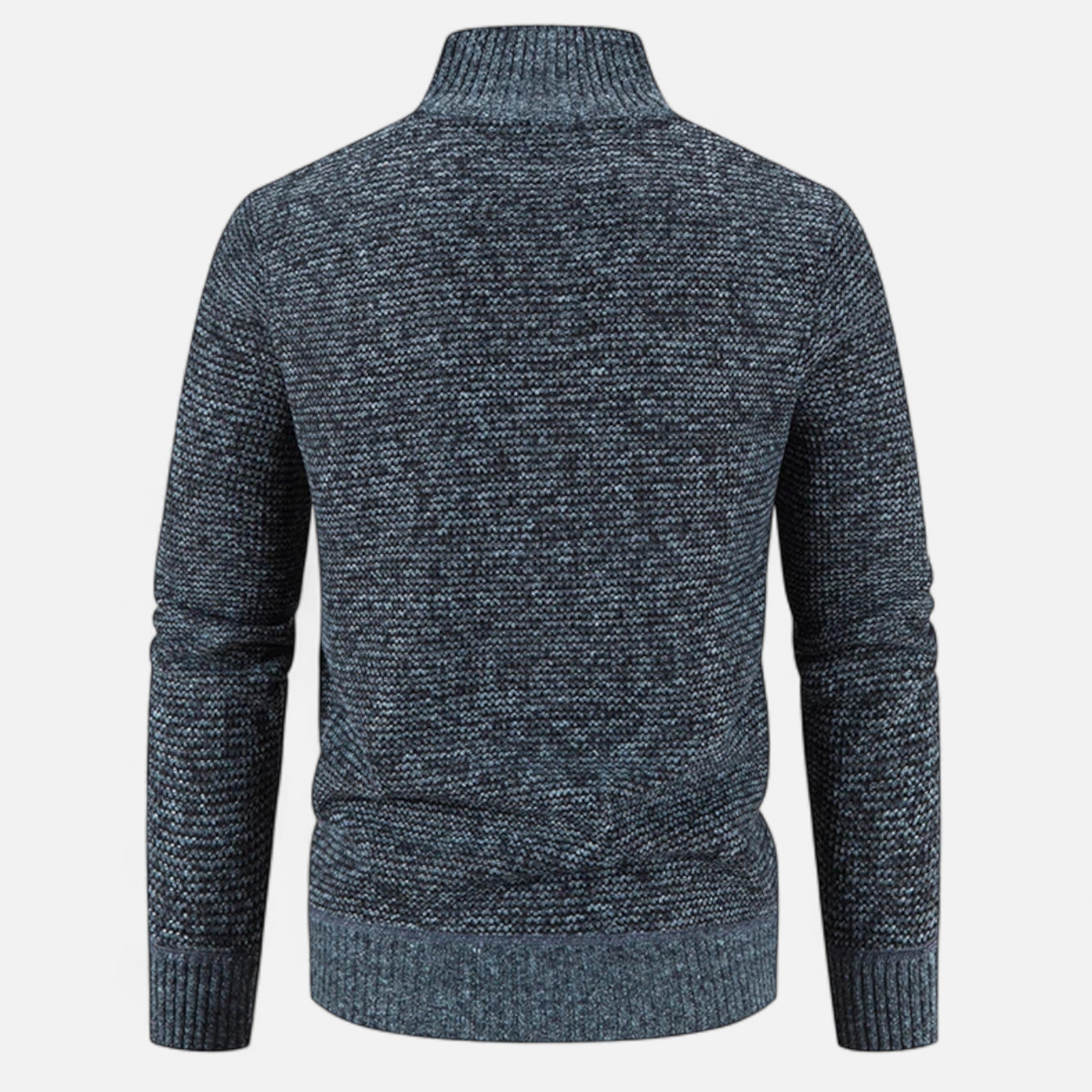 Men's Fleece Patchwork Stand-Collar Jacket