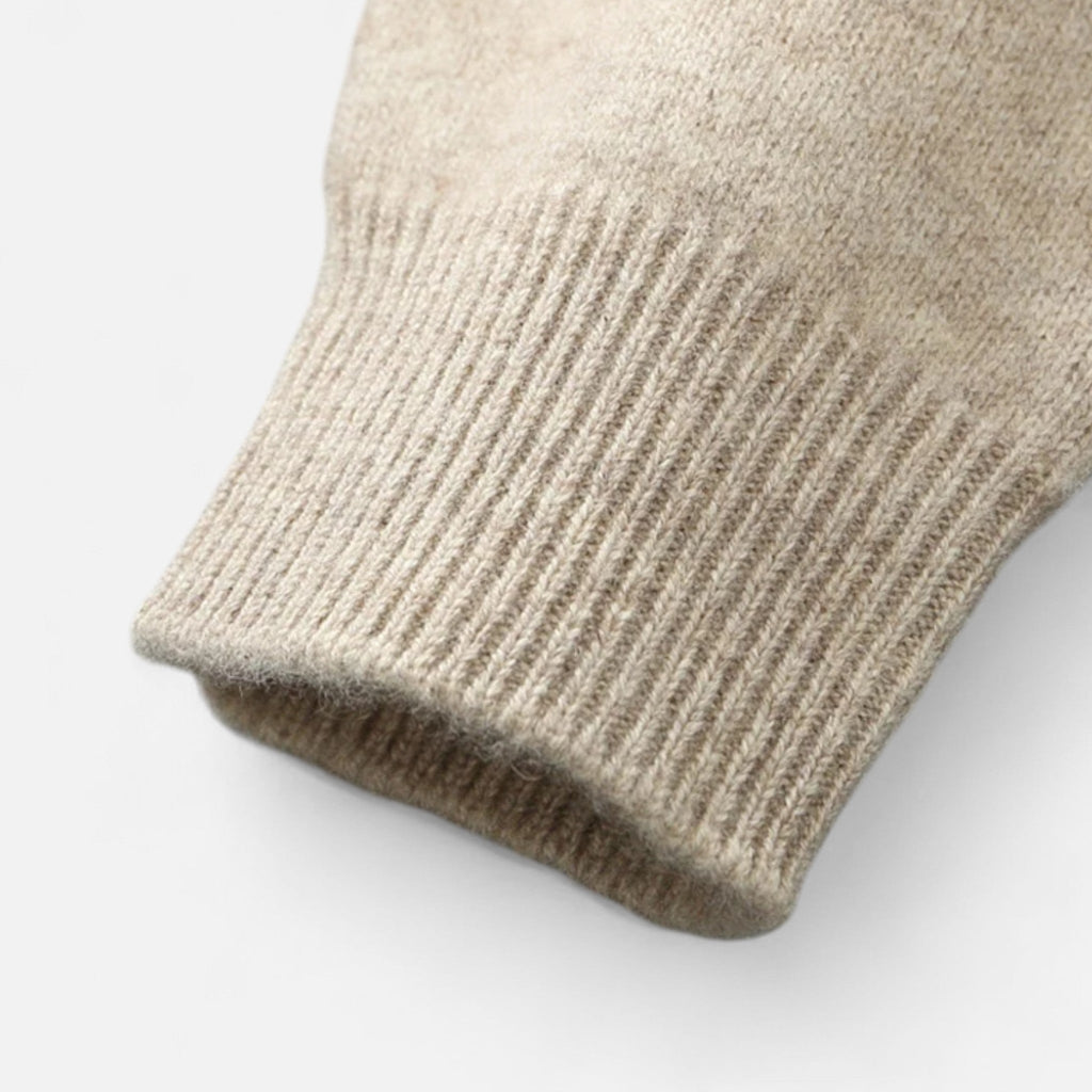Men's Merino Wool Zip Sweater