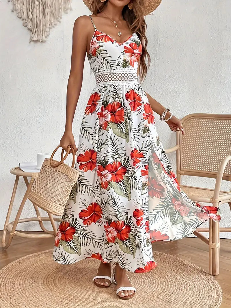 Floral Midi Dress for Summer Wedding Guests