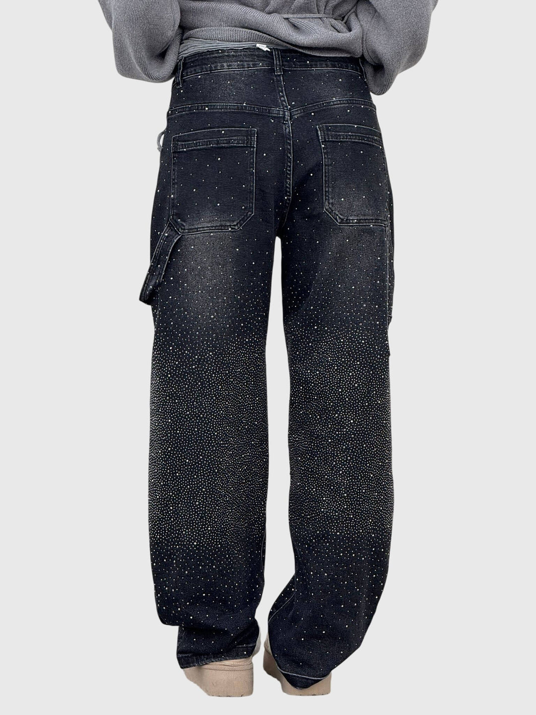 Pantalones con patrón de diamantes
