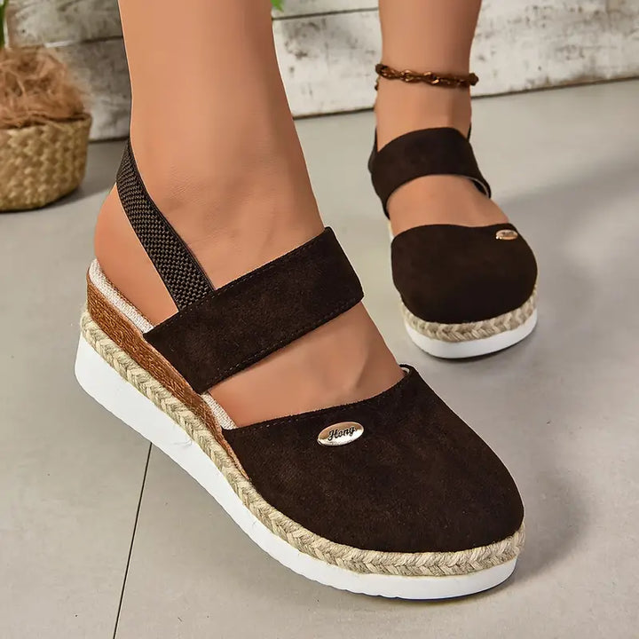 Sandalias ortopédicas con plataforma y comodidad