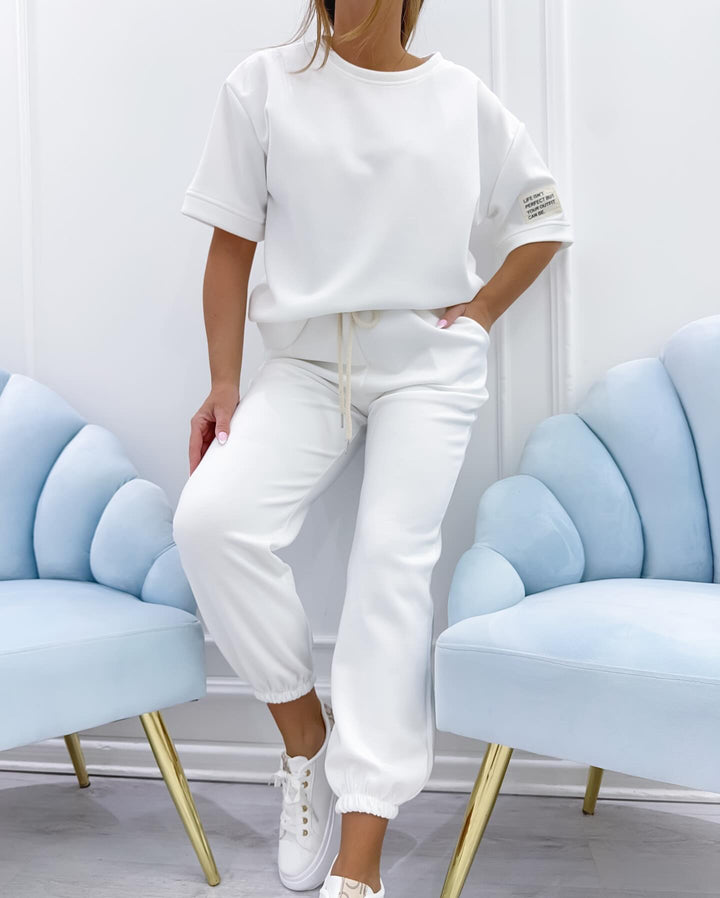 Short Sleeve Casual Matching Set