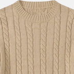 Men's Cotton Blend Round Neck Sweater