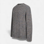 Men's Wool-Effect Crew Neck Sweater