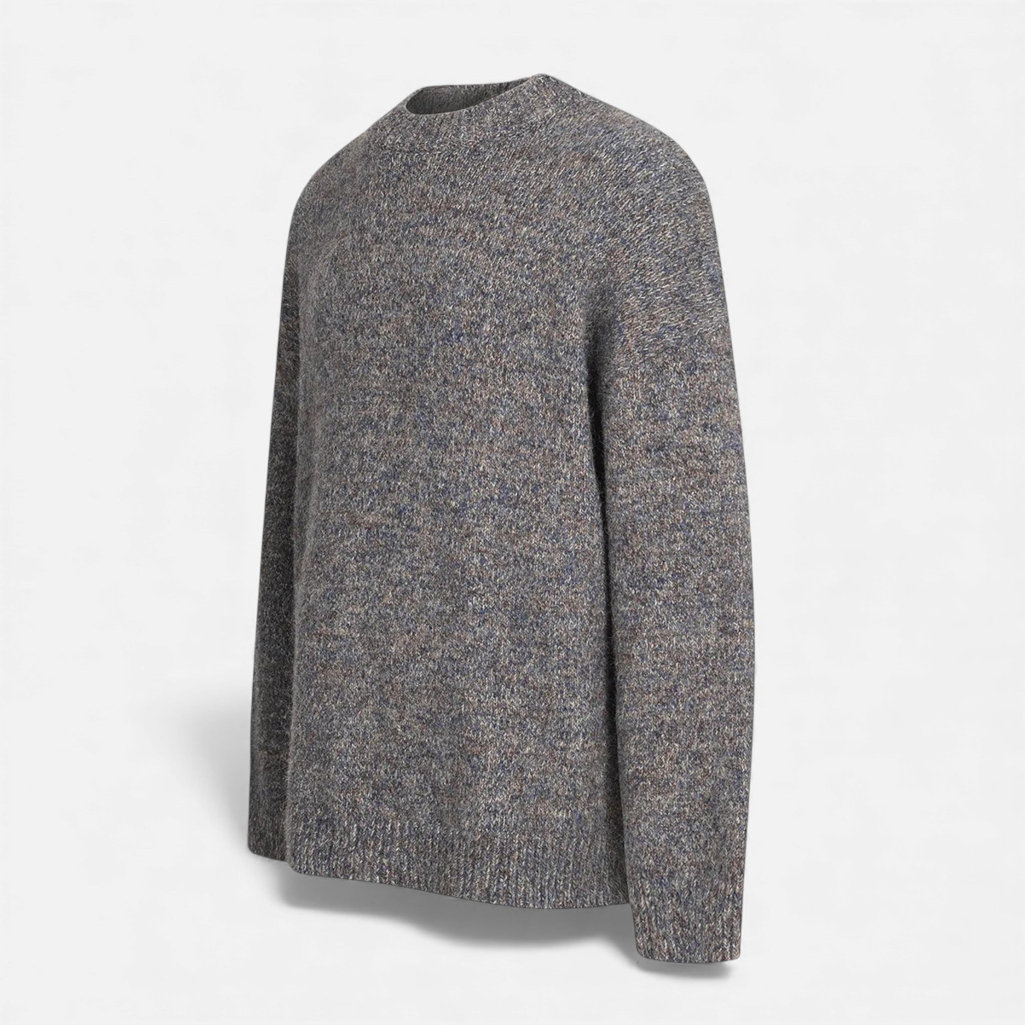 Men's Wool-Effect Crew Neck Sweater