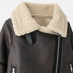 Women'S Autumn Belted Suede Jacket