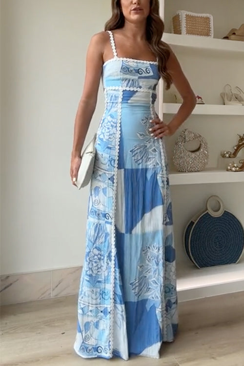 Evening Maxi Dress with Flowing Silhouette