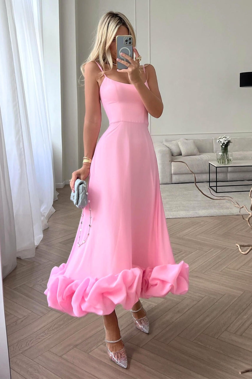 Wedding Guest Evening Midi Dress