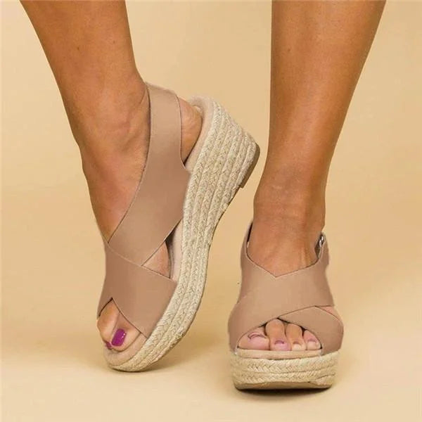 Sandalias ortopédicas acolchonadas de confort para mujer