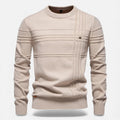 Men's Slim Fit Structured Knit Sweater