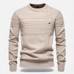 Men's Slim Fit Structured Knit Sweater