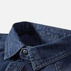 Men's Loose-Fit Denim Shirt for Autumn Winter