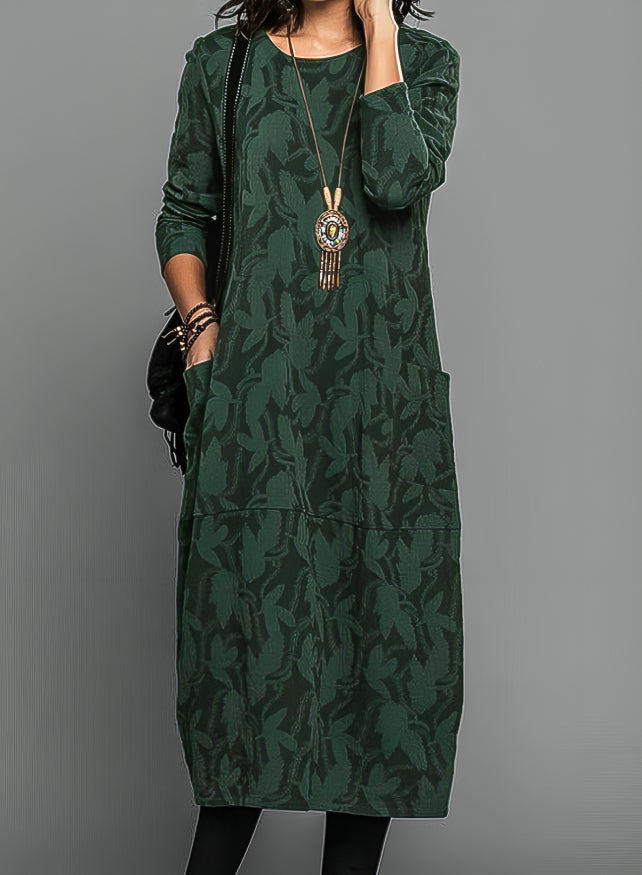 Women's Stylish Occasion Printed Midi Wedding Guest Dresses