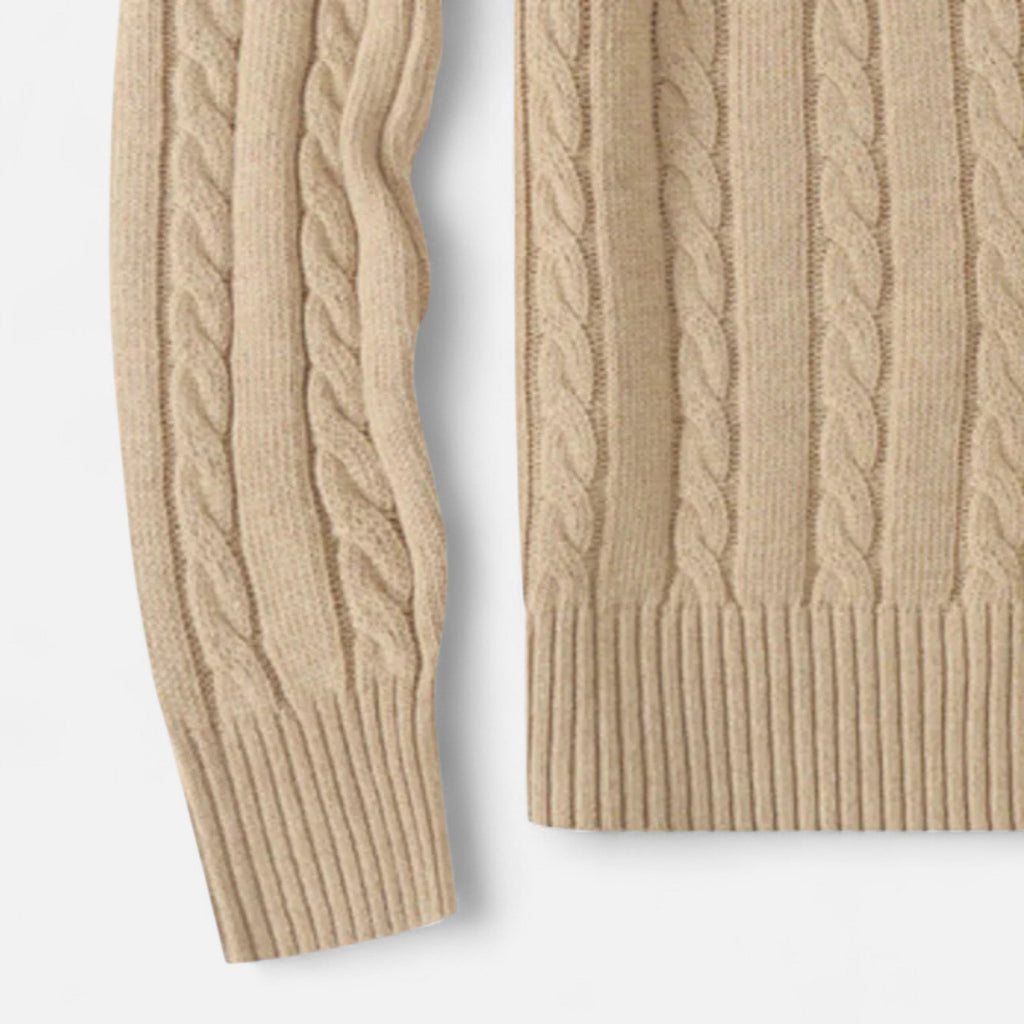 Men's Cotton Blend Round Neck Sweater