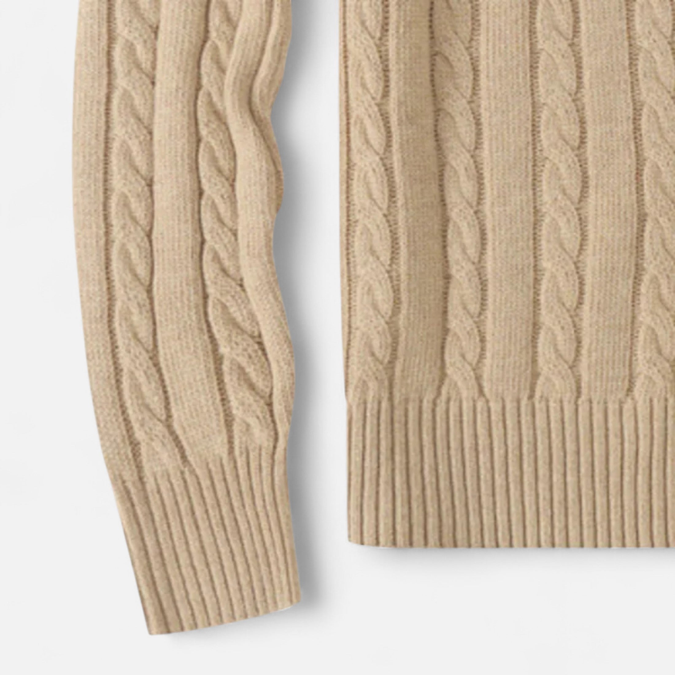 Men's Cotton Blend Round Neck Sweater