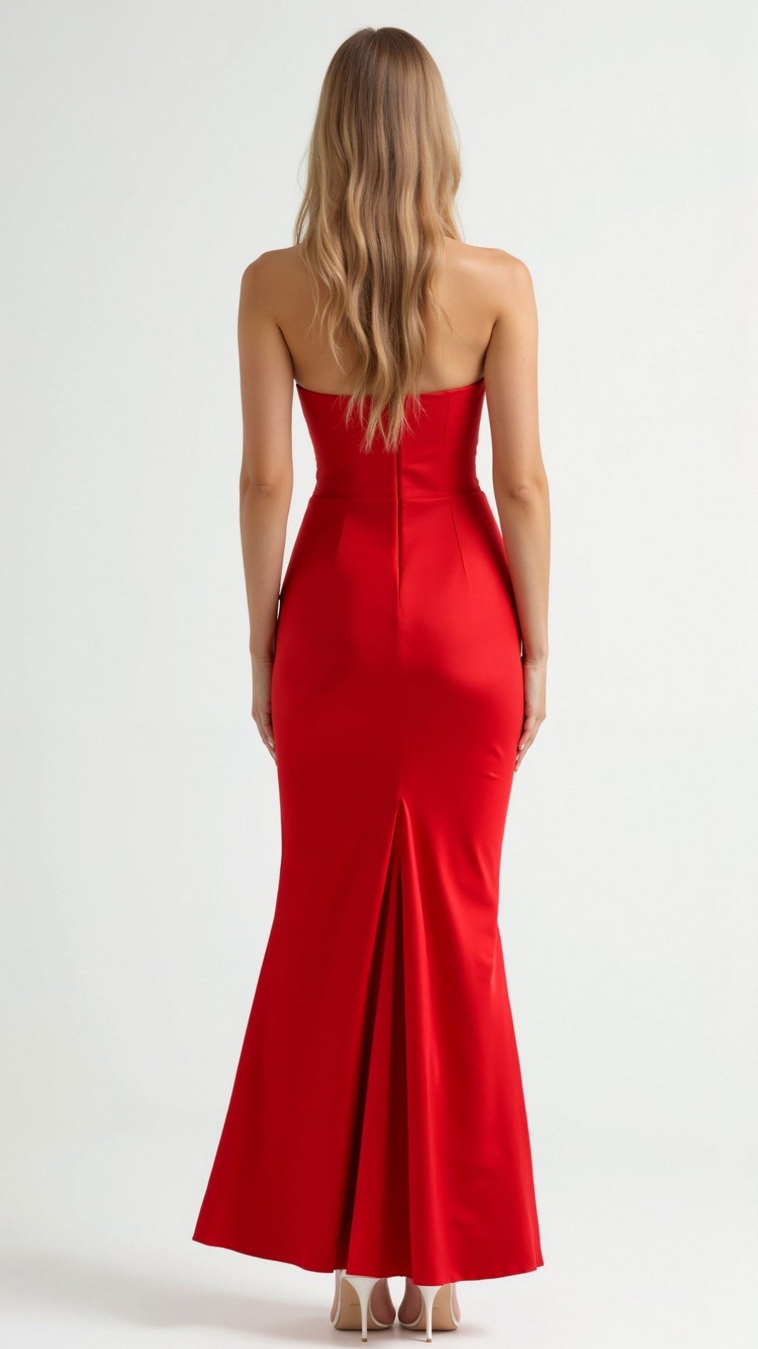 Vestido largo para invitada de boda para mujer, elegante, atemporal y de tacto suave