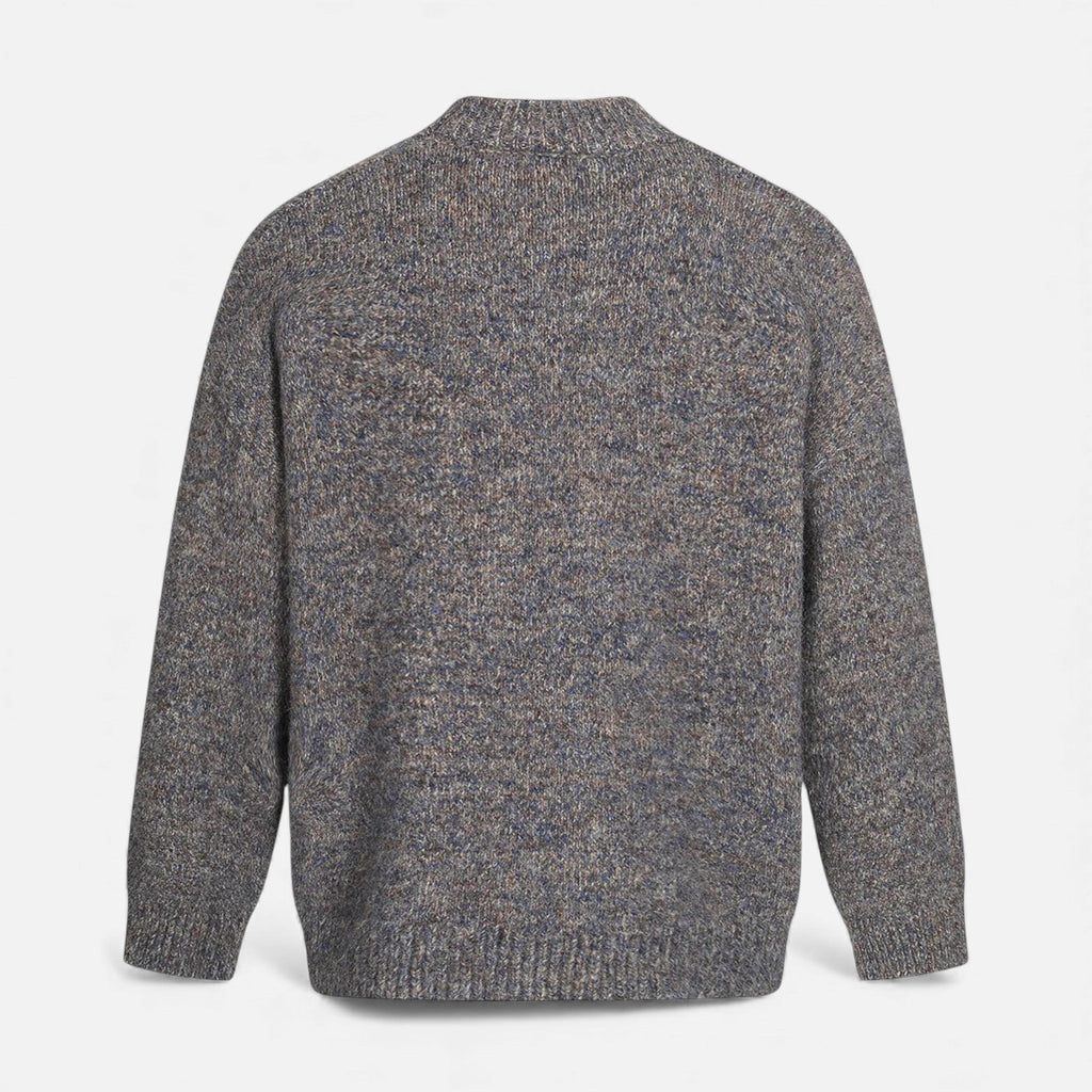 Men's Wool-Effect Crew Neck Sweater