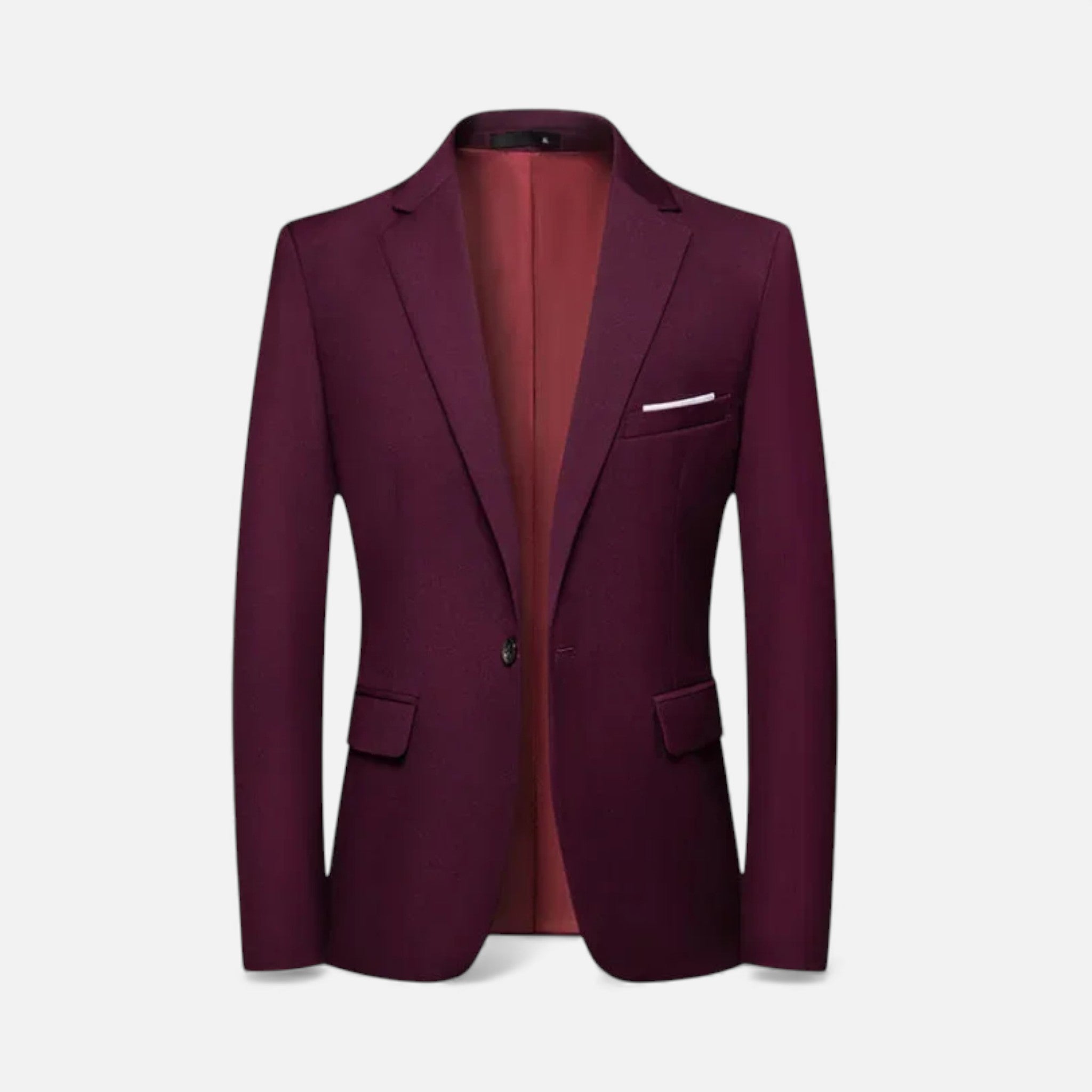 Men's Single-Breasted Formal Blazer