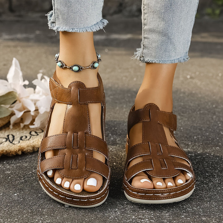 Sandalias casuales de punta abierta