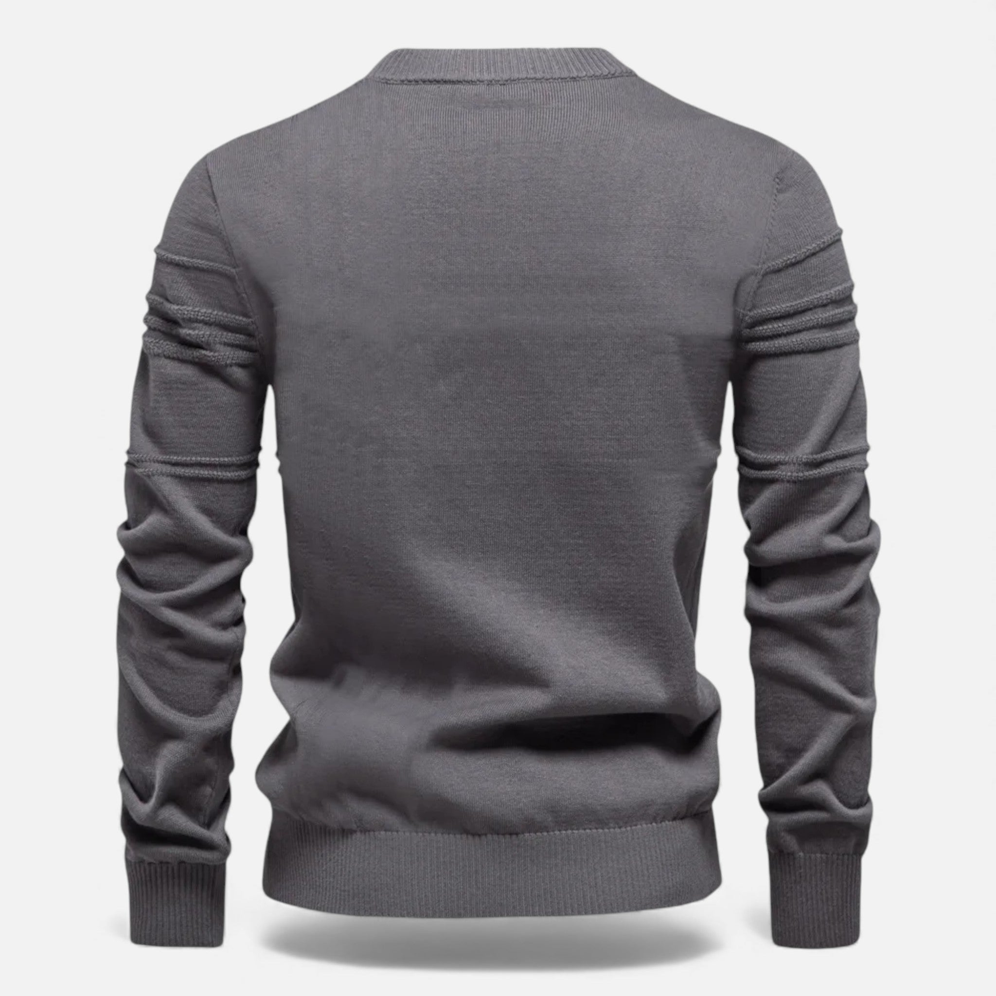 Men's Slim Fit Structured Knit Sweater