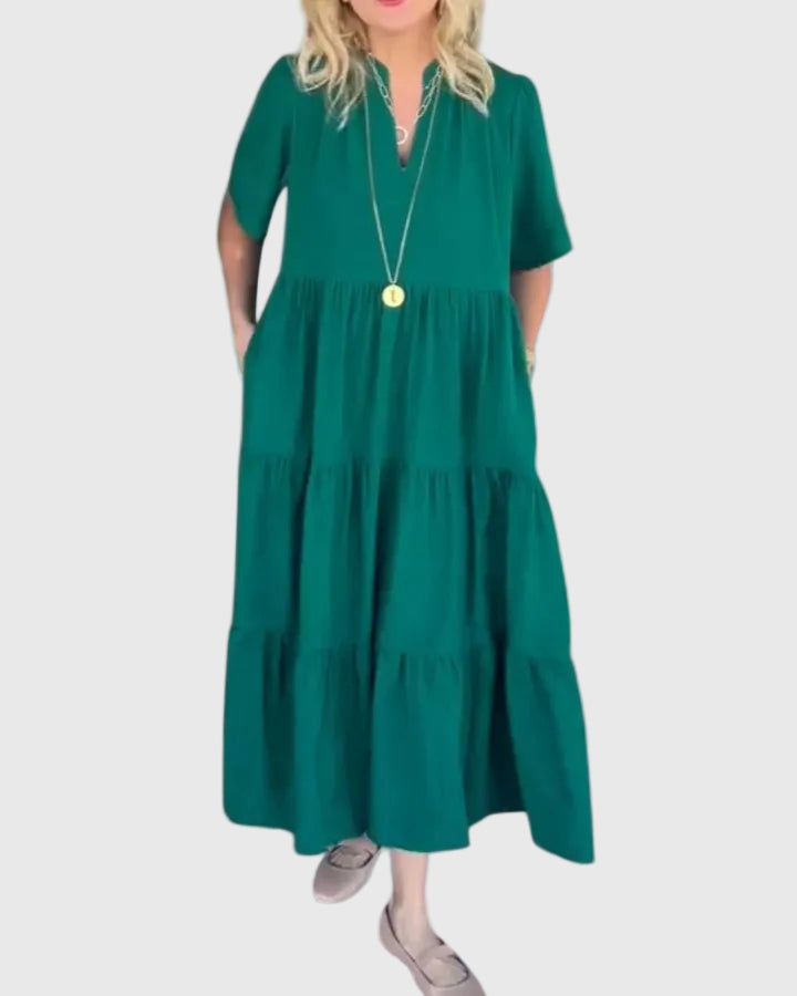Vestido largo clásico y elegante