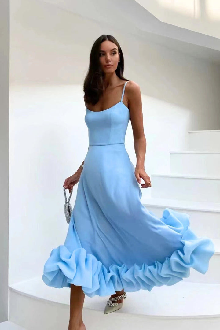 Wedding Guest Evening Midi Dress