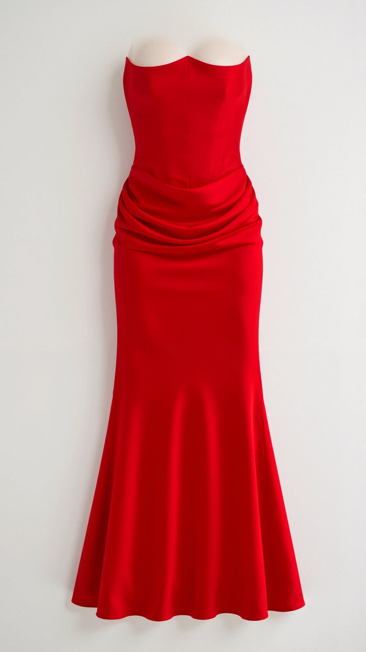 Vestido largo para invitada de boda para mujer, elegante, atemporal y de tacto suave