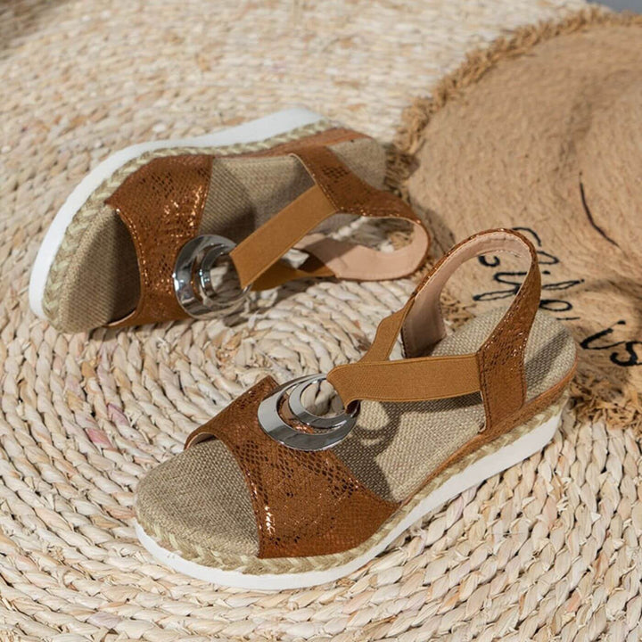Sandalias de confort con soporte ortopédico