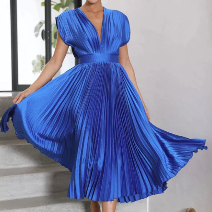 Vestido largo para invitada de boda Soft Flow con ajuste elegante