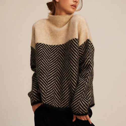 Herringbone Knit Sweater