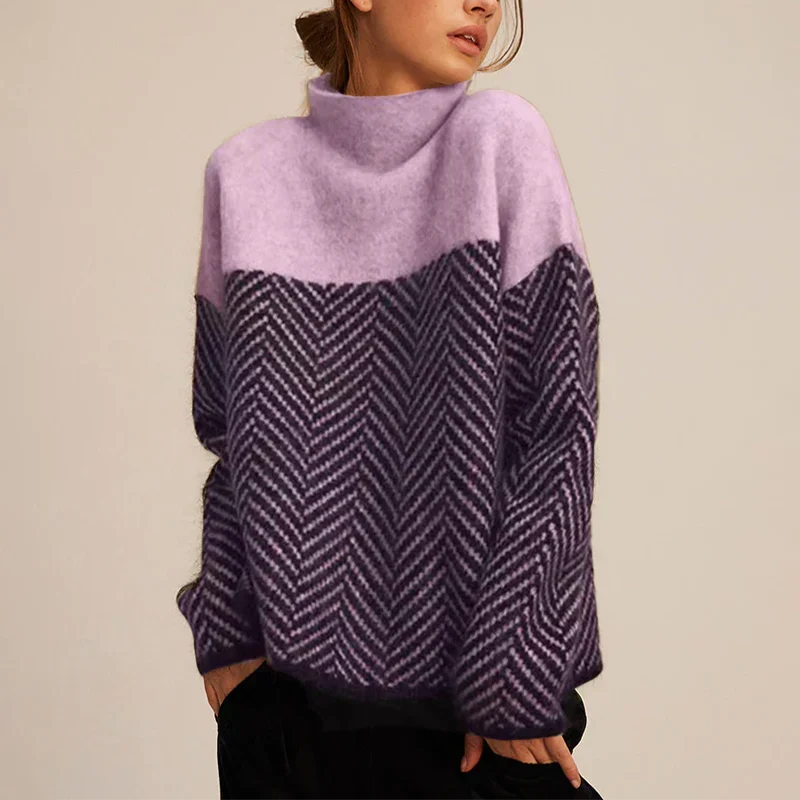 Herringbone Knit Sweater
