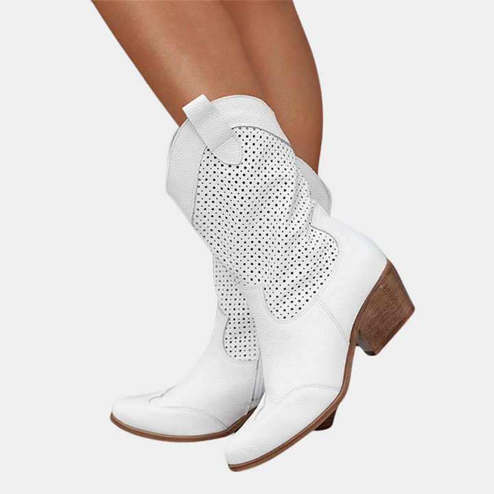Botas ortopédicas estilo vaquero para mujer