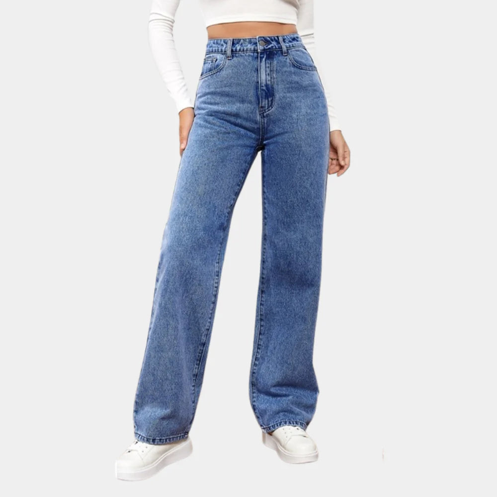 Women's Trendy Straight-Leg Baggy Jeans
