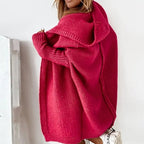 Hooded Knit Cardigan