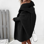 Hooded Knit Cardigan