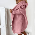 Hooded Knit Cardigan