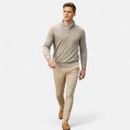 Men's Slim-Fit Quarter-Zip Sweater