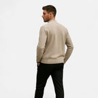 Men's Merino Wool Zip Sweater